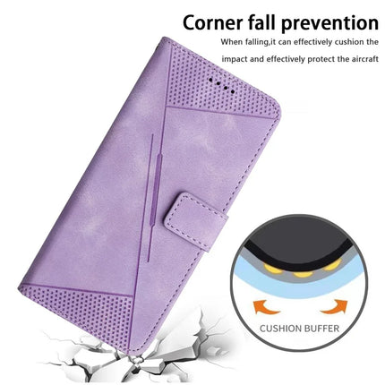 For Motorola Edge 50 Neo 5G / Moto S50 5G / Thinkphone 25 5G Case Handbag Imprinted Triangle Leather Phone Cover