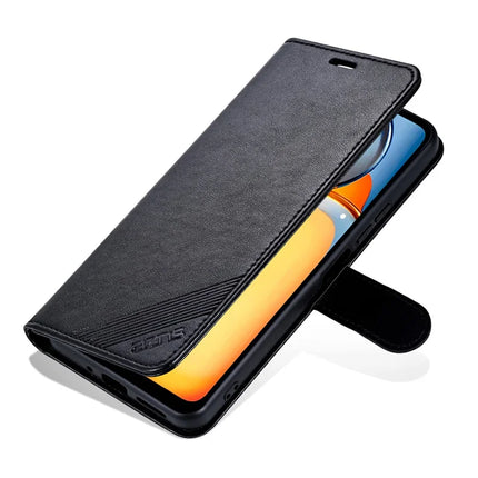 AZNS For Honor X60 5G Case Anti-Scratch PU Leather Stand Wallet Phone Cover