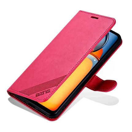 AZNS For Honor X60 5G Case Anti-Scratch PU Leather Stand Wallet Phone Cover