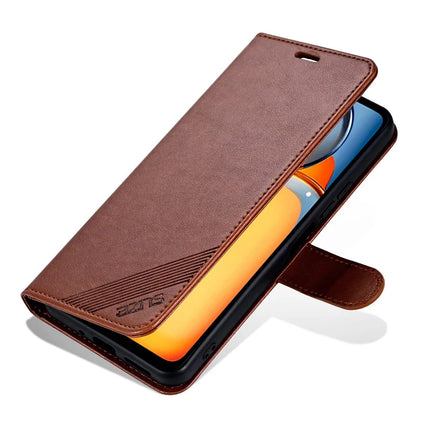 AZNS For Honor X60 5G Case Anti-Scratch PU Leather Stand Wallet Phone Cover