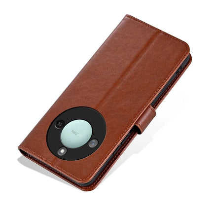AZNS For Honor X60 5G Case Anti-Scratch PU Leather Stand Wallet Phone Cover