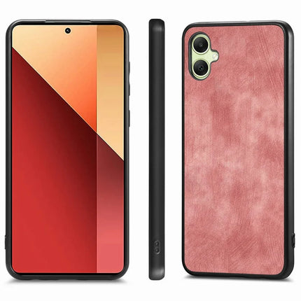 For Samsung Galaxy A06 Case Retro Leather + TPU Shockproof Protective Phone Cover