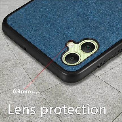 For Samsung Galaxy A06 Case Retro Leather + TPU Shockproof Protective Phone Cover