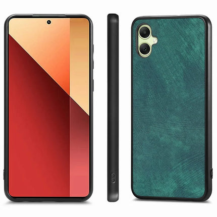 For Samsung Galaxy A06 Case Retro Leather + TPU Shockproof Protective Phone Cover