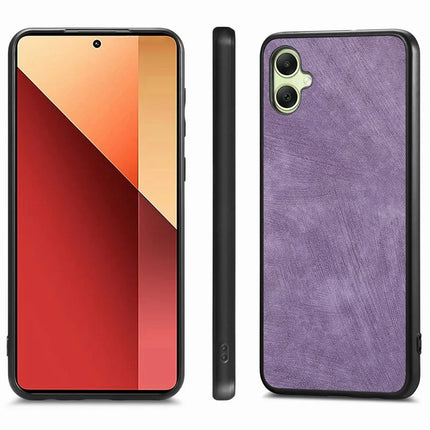 For Samsung Galaxy A06 Case Retro Leather + TPU Shockproof Protective Phone Cover