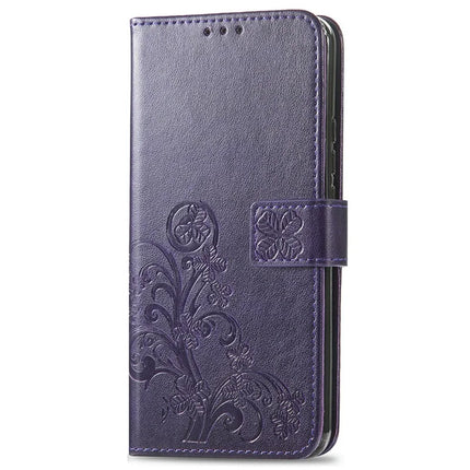 For Google Pixel 9 / Pixel 9 Pro Leather Case Four-Leaf Clover Wallet Phone Cover