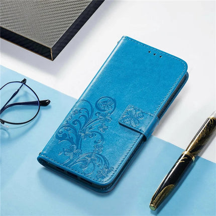 For Google Pixel 9 Pro XL Leather Case Four-Leaf Clover Wallet Phone Cover