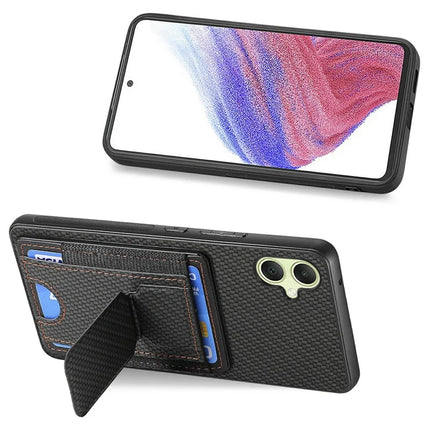 For Samsung Galaxy A06 Case Kickstand Card Holder Leather Back Cover