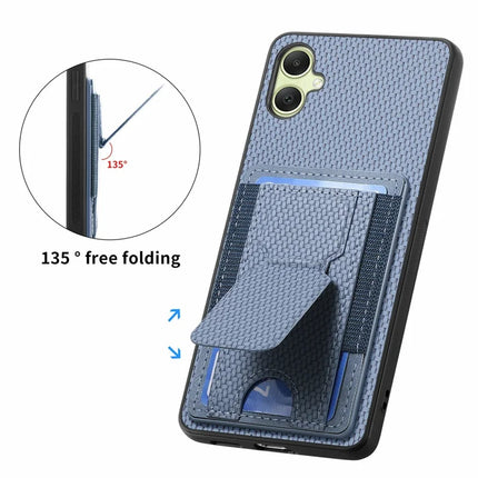 For Samsung Galaxy A06 Case Kickstand Card Holder Leather Back Cover