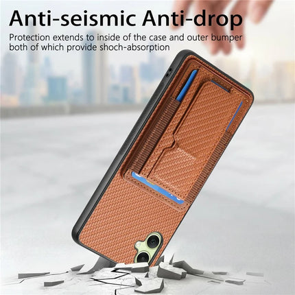 For Samsung Galaxy A06 Case Kickstand Card Holder Leather Back Cover