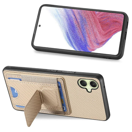 For Samsung Galaxy A06 Case Kickstand Card Holder Leather Back Cover