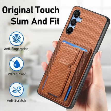 For Samsung Galaxy A16 4G / 5G Case Kickstand Card Holder Leather Back Cover