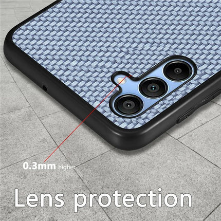 For Samsung Galaxy A16 4G / 5G Case Carbon Fiber Texture PU+PC+TPU Phone Cover
