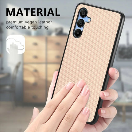 For Samsung Galaxy A16 4G / 5G Case Carbon Fiber Texture PU+PC+TPU Phone Cover