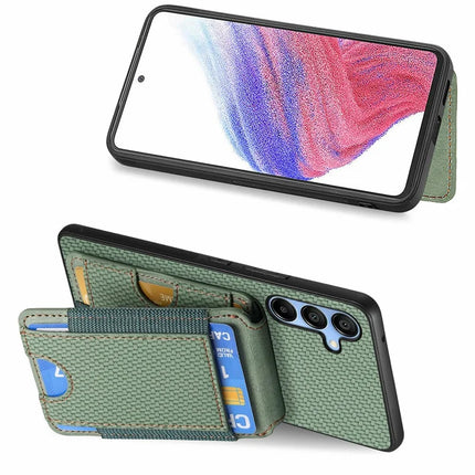 For Samsung Galaxy A16 4G / 5G Case Card Holder Leather+PC+TPU Kickstand Phone Cover