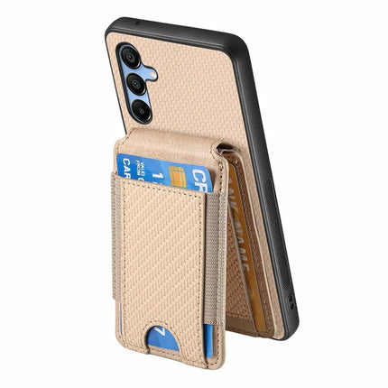 For Samsung Galaxy A16 4G / 5G Case Card Holder Leather+PC+TPU Kickstand Phone Cover