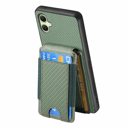 For Samsung Galaxy A06 Case Card Holder Leather+PC+TPU Kickstand Phone Cover