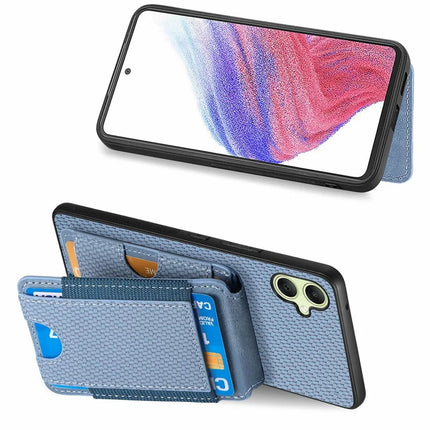 For Samsung Galaxy A06 Case Card Holder Leather+PC+TPU Kickstand Phone Cover