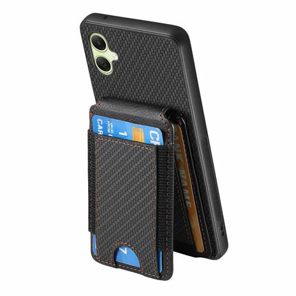 For Samsung Galaxy A06 Case Card Holder Leather+PC+TPU Kickstand Phone Cover