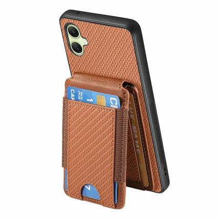 For Samsung Galaxy A06 Case Card Holder Leather+PC+TPU Kickstand Phone Cover