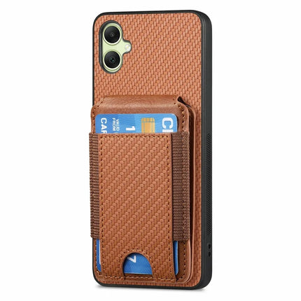 For Samsung Galaxy A06 Case Card Holder Leather+PC+TPU Kickstand Phone Cover