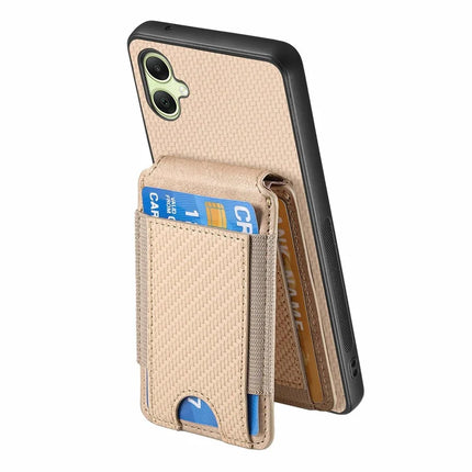 For Samsung Galaxy A06 Case Card Holder Leather+PC+TPU Kickstand Phone Cover