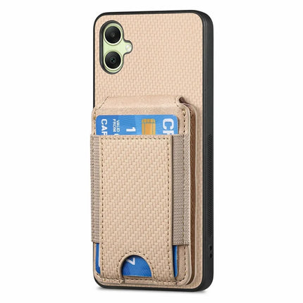 For Samsung Galaxy A06 Case Card Holder Leather+PC+TPU Kickstand Phone Cover