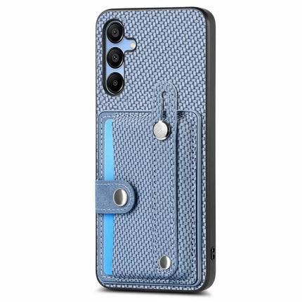 For Samsung Galaxy A16 4G / 5G Case Wristband Anti-Drop Leather Back Cover Card Holder