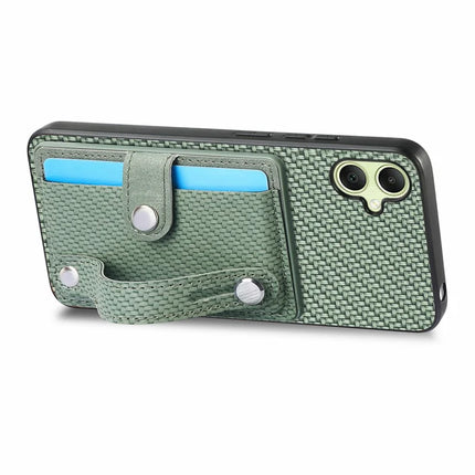 For Samsung Galaxy A06 Case Wristband Anti-Drop Leather Back Cover Card Holder