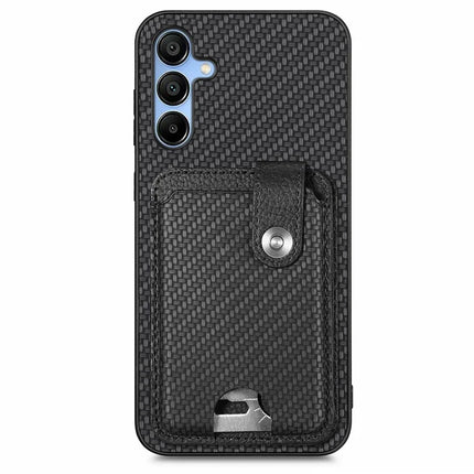 For Samsung Galaxy A16 4G / 5G Case Card Holder Leather+PC+TPU Phone Cover with Card Knife