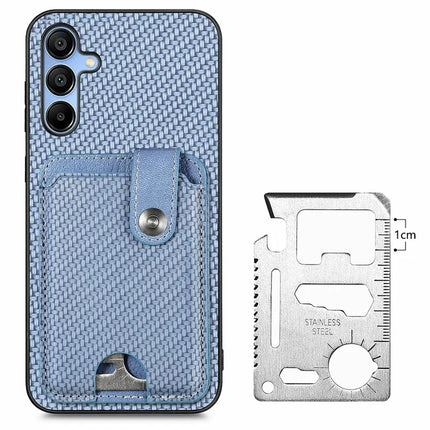 For Samsung Galaxy A16 4G / 5G Case Card Holder Leather+PC+TPU Phone Cover with Card Knife