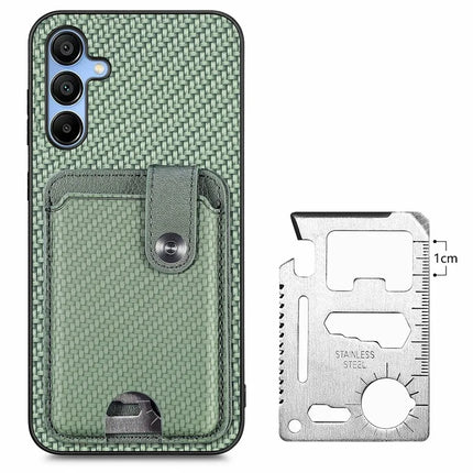 For Samsung Galaxy A16 4G / 5G Case Card Holder Leather+PC+TPU Phone Cover with Card Knife