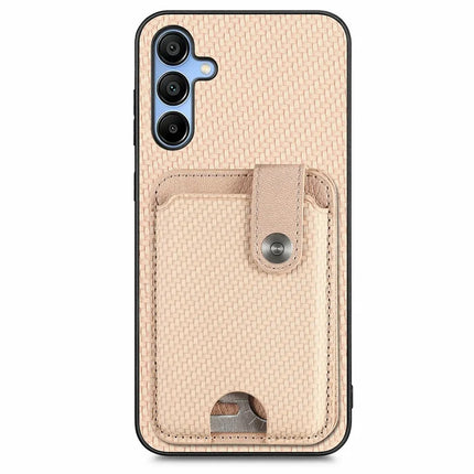 For Samsung Galaxy A16 4G / 5G Case Card Holder Leather+PC+TPU Phone Cover with Card Knife