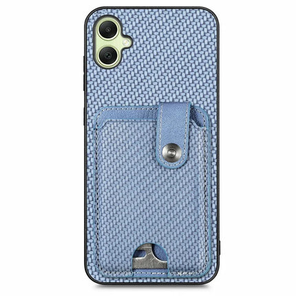 For Samsung Galaxy A06 Case Card Holder Leather+PC+TPU Phone Cover with Card Knife