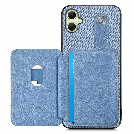 For Samsung Galaxy A06 Case Card Holder Leather+PC+TPU Phone Cover with Card Knife