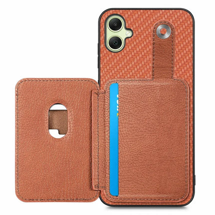 For Samsung Galaxy A06 Case Card Holder Leather+PC+TPU Phone Cover with Card Knife