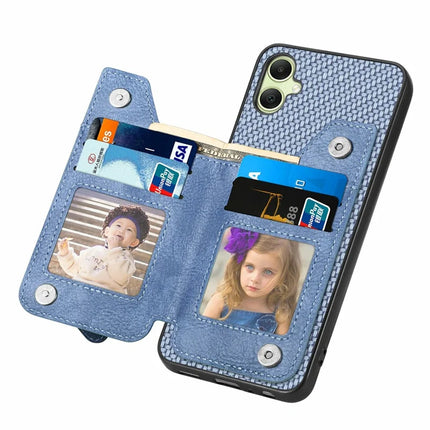 For Samsung Galaxy A06 Case Leather+PC+TPU Zipper Pocket Kickstand Phone Cover