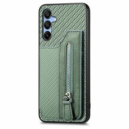 For Samsung Galaxy A16 4G / 5G Case Leather+PC+TPU Zipper Pocket Kickstand Phone Cover
