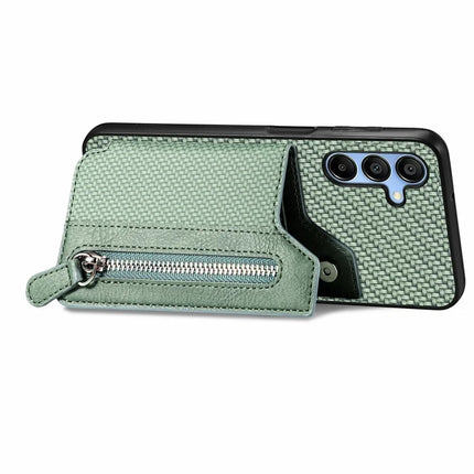 For Samsung Galaxy A16 4G / 5G Case Leather+PC+TPU Zipper Pocket Kickstand Phone Cover