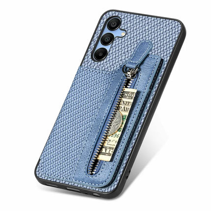 For Samsung Galaxy A16 4G / 5G Case Leather+PC+TPU Zipper Pocket Kickstand Phone Cover