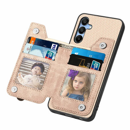 For Samsung Galaxy A16 4G / 5G Case Leather+PC+TPU Zipper Pocket Kickstand Phone Cover