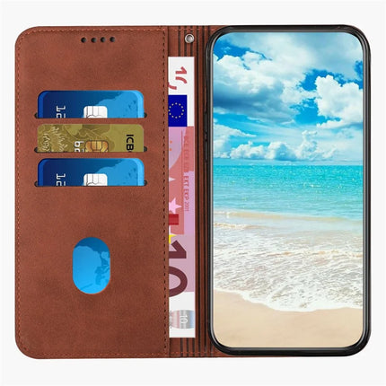 For Motorola Moto G55 5G Phone Cover Imprinted PU Leather Wallet Stand Case