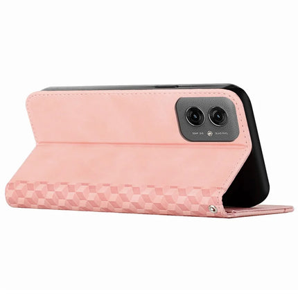 For Motorola Moto G55 5G Phone Cover Imprinted PU Leather Wallet Stand Case