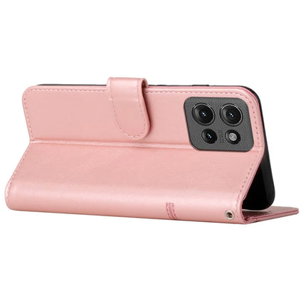 For Motorola Edge 50 5G Case Stand Flip Protective Leather Phone Cover