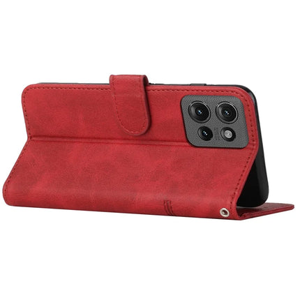 For Motorola Edge 50 5G Case Stand Flip Protective Leather Phone Cover
