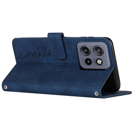 For Motorola Edge 50 Neo 5G / Moto S50 5G / Thinkphone 25 5G Case Viewing Stand PU Leather Phone Cover Imprinted Pattern