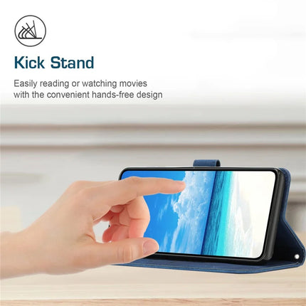 For Motorola Edge 50 Neo 5G / Moto S50 5G / Thinkphone 25 5G Case Viewing Stand PU Leather Phone Cover Imprinted Pattern
