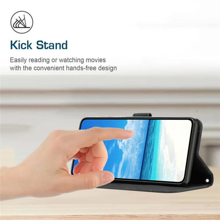 For Motorola Edge 50 Neo 5G / Moto S50 5G / Thinkphone 25 5G Case Viewing Stand PU Leather Phone Cover Imprinted Pattern