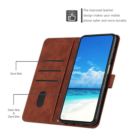 For Motorola Edge 50 Neo 5G / Moto S50 5G / Thinkphone 25 5G Case Viewing Stand PU Leather Phone Cover Imprinted Pattern
