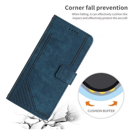 For Motorola Edge 50 Neo 5G / Moto S50 5G / Thinkphone 25 5G Case Imprinted Lines Leather Phone Cover Folding Stand